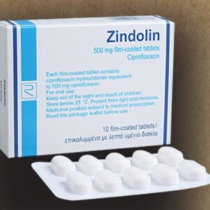 Zindolin Generic- Ciprofloxacin Dose- 500 Mg